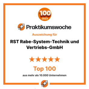 RST wurde als eines von fünf Unternehmen der Region Osnabrück unter die Top 100 der Praktikumswoche 2023 gewählt.