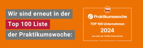 RST wurde als eines von drei Unternehmen der Region Osnabrück unter die Top 100 der Praktikumswoche 2024 gewählt.