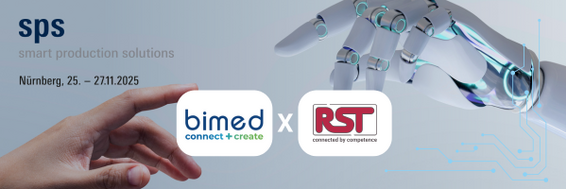 RST und Bimed auf der SPS - smart production solutions 2025 in Halle 9 Stand 470