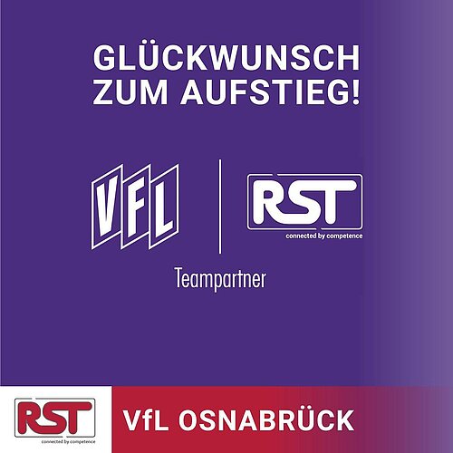 GLÜCKWÜNSCH an den @vflosnabrueck zum Aufstieg -
Ihr habt es Euch verdient‼️

💜⚽🥳

#aufstieg #teampartner #vfl #rst

RST...