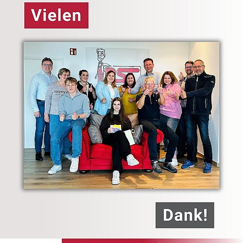 Vielen Dank, Alyna!

Nach kräftiger Unterstützung in den Bereichen Einkauf, Vertrieb und Buchhaltung haben wir in der...