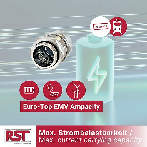Produkte, die RST auszeichnen:

Unsere Euro-Top #EMV #Ampacity #Kabelverschraubung mit perfekten Derating-Eigenschaften...