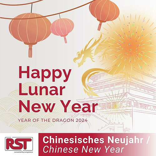 Frohes Chinesisches #Neujahr!

#RST wünscht Ihnen ein neues Jahr des #Drachen voller #Wohlstand und #Harmonie.

🎆🎉🏮🐲🏮🎉🎆
...